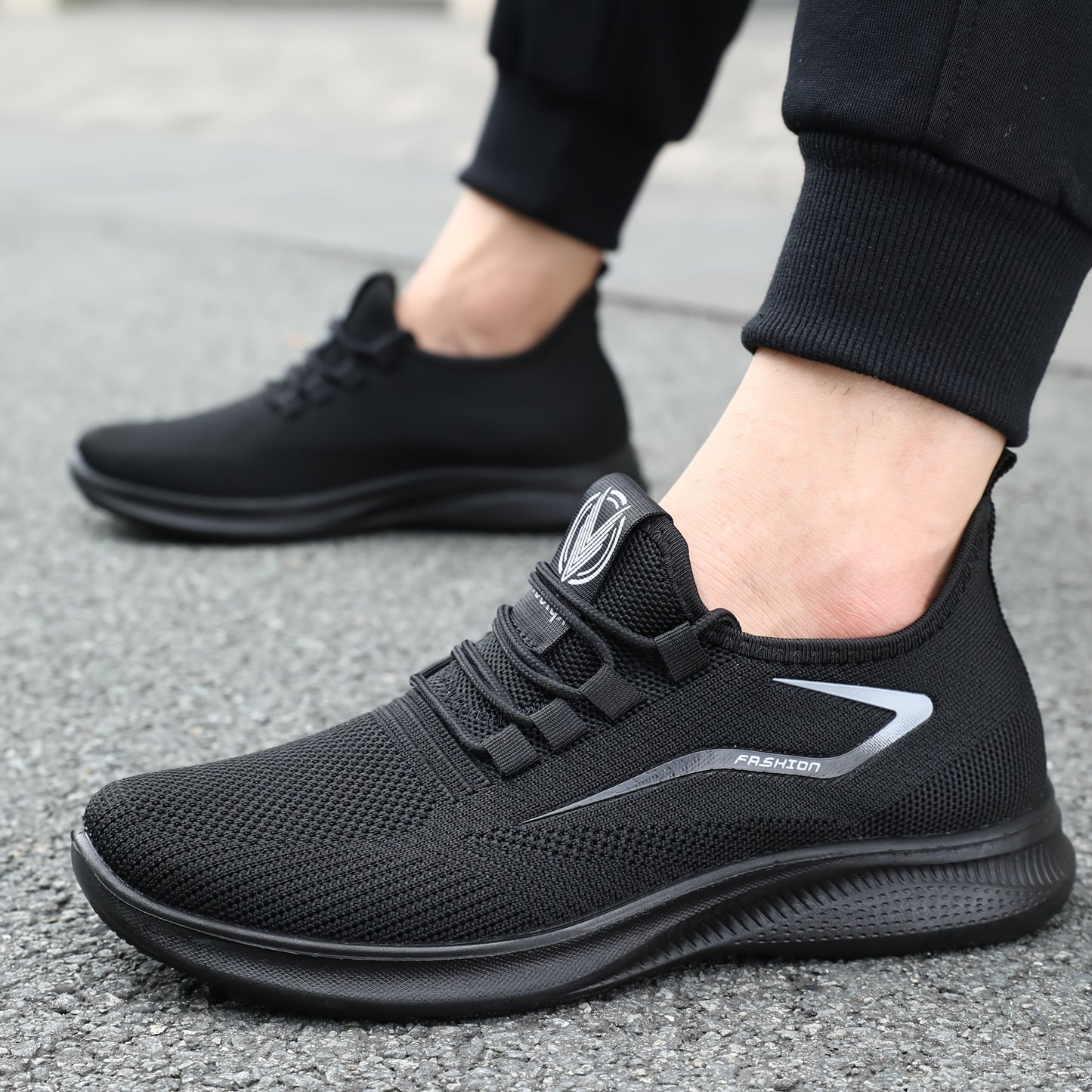 Wellnova™ - Trendy Geweven Sneakers voor Heren